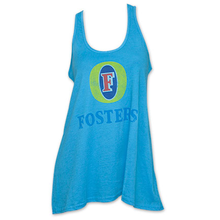 Foster's Logo Women's Tank Top Shirt - Blue