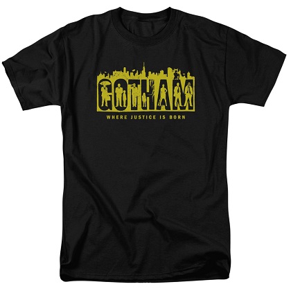 Gotham Black and Yellow Logo Tshirt