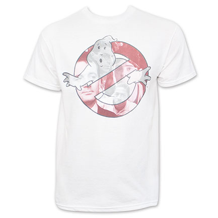 Ghostbusters Logo Men's White T-Shirt
