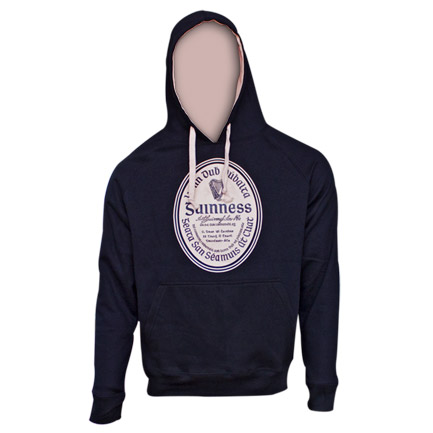 Guinness Brewery Label Pullover Hoodie