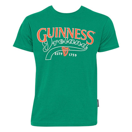 Guinness Men's Green Ireland Tee Shirt