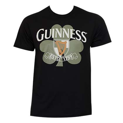 Guinness Established Black Tee Shirt