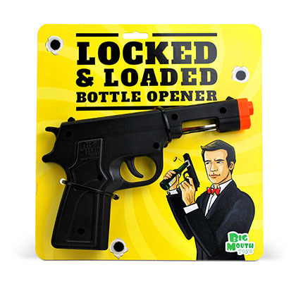 Locked And Loaded Bottle Opener