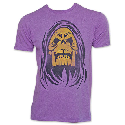 He-Man Skeletor Masters of the Universe Neon Purple T-Shirt