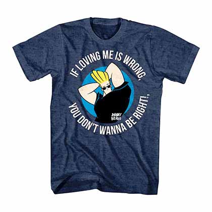 Johnny Bravo Loving Me Blue T-Shirt