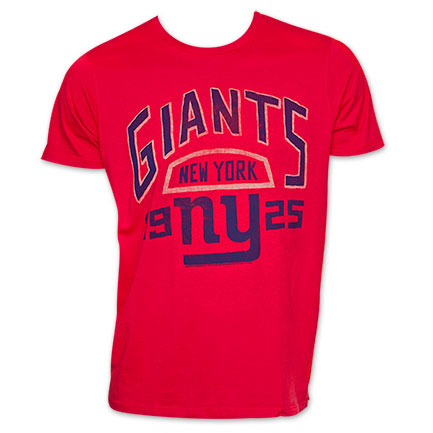 Junk Food NFL Football New York Giants 1925 T-Shirt - Red