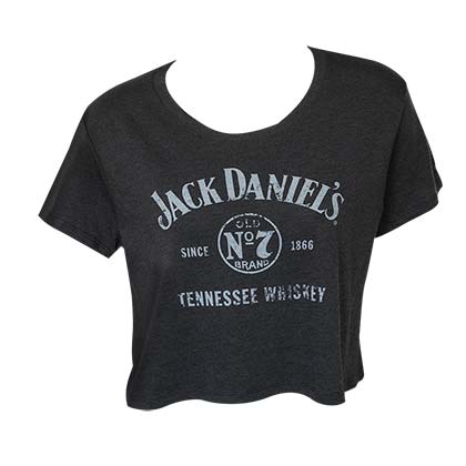 Jack Daniels Tennessee Whiskey Ladies Crop Top