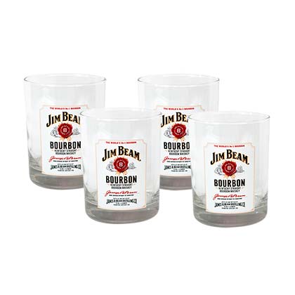 Jim Beam Double Old Fashioned Set of Four