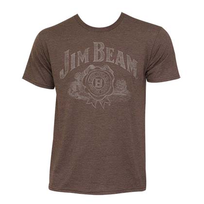 Men's Jim Beam Brown T-Shirt