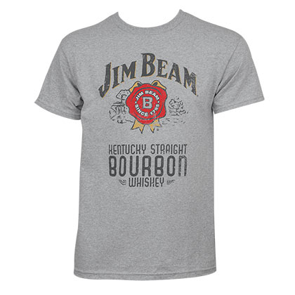 Jim Beam Vintage Logo Grey Shirt
