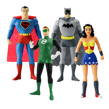 Justice League Bendable 5-Inch Toy Figure Box Set