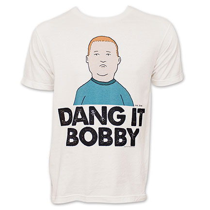 King Of The Hill Cream Dang It Bobby Tee Shirt