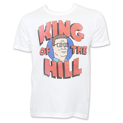 King Of The Hill White Logo Tee Shirt