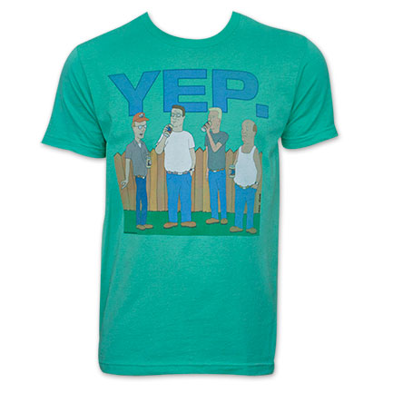 King Of The Hill Cartoon Men's Yep T-Shirt