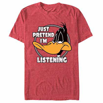 Looney Tunes Just Pretend Red  T-Shirt