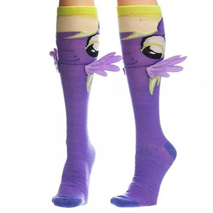 My Little Pony Derpy Purple Knee High Socks