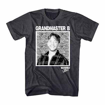 Married With Children Grandmaster B Gray T-Shirt