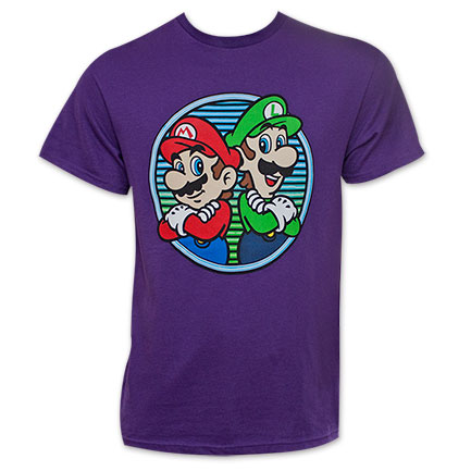 Nintendo Men's Mario And Luigi Tee Shirt
