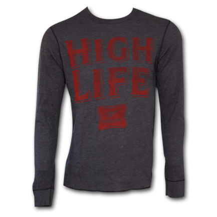 Miller High Life Logo Thermal - Grey