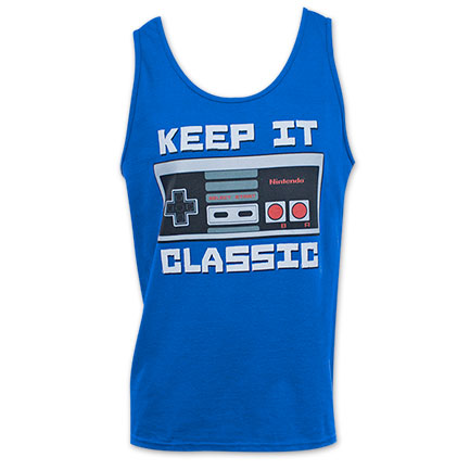 Retro Nintendo Controller Men's Keep It Classic NES Tank Top Shirt