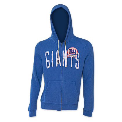 NFL New York Giants Junk Food Blue Hooded Sweatshirt