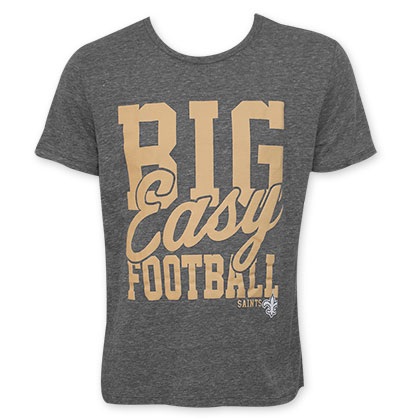 Junk Food NFL New Orleans Saints Big Easy Football Tee Shirt