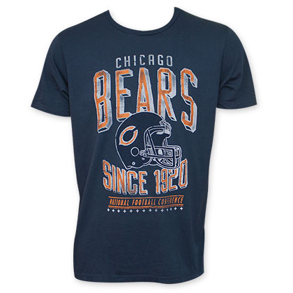 Junk Food Navy Blue Chicago Bears 1920 NFL T-Shirt