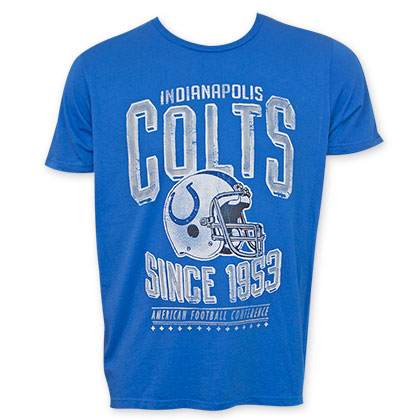 Junk Food Blue Faded Indianapolis Colts NFL T-Shirt