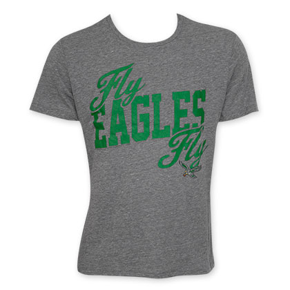 Junk Food Philadelphia Eagles Grey Fly Eagles Fly NFL T-Shirt