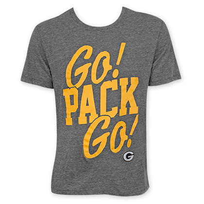 Junk Food NFL Go Pack Go Green Bay Packers Men's Tee Shirt