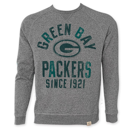 NFL Green Bay Packers Men's Since 1921 Junk Food Crewneck Sweatshirt
