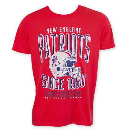 Junk Food Retro NFL New England Patriots Men's Tee Shirt