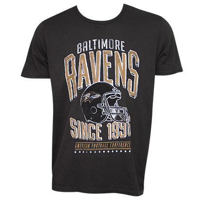 Junk Food Black Baltimore Ravens 1996 NFL T-Shirt