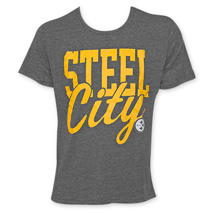 Junk Food NFL Pittsburgh Steelers Men's Steel City Tee Shirt