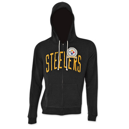 NFL Pittsburgh Steelers Junk Food Black Hooded Sweatshirt