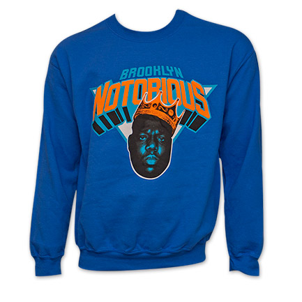 Notorious BIG Brooklyn Crew Neck Sweatshirt