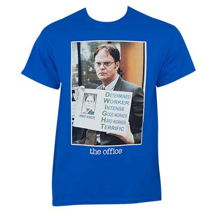 The Office Dwight Blue Tee Shirt