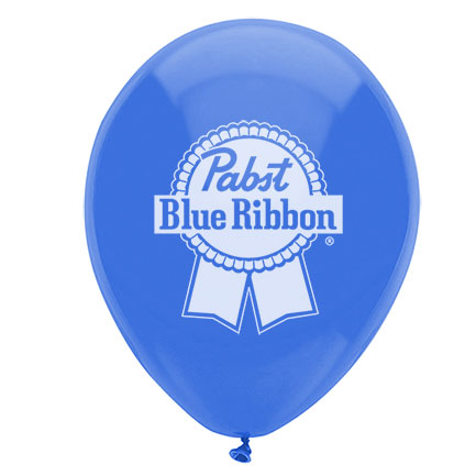 Pabst Blue Ribbon Blue Balloon