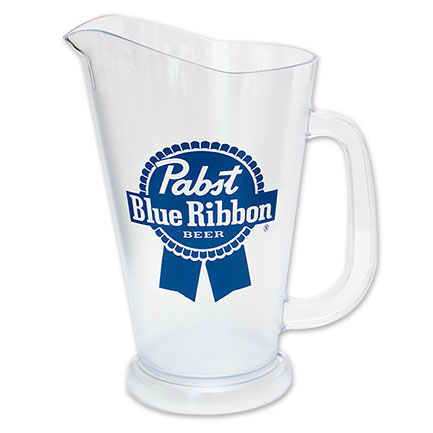Pabst Brewing Co. Plastic 60 Oz PBR Pitcher