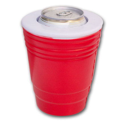 Red Solo Party Cup Novelty Foam Can Cooler