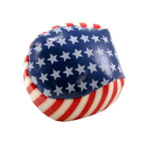 Patriotic USA American Flag Stars Stripes Kick Ball