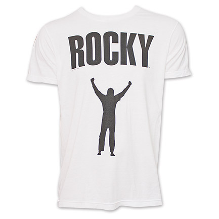 Rocky Silhouette Logo TShirt - White