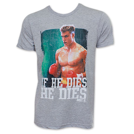 Rocky Men's If He Dies Ivan Drago T-Shirt