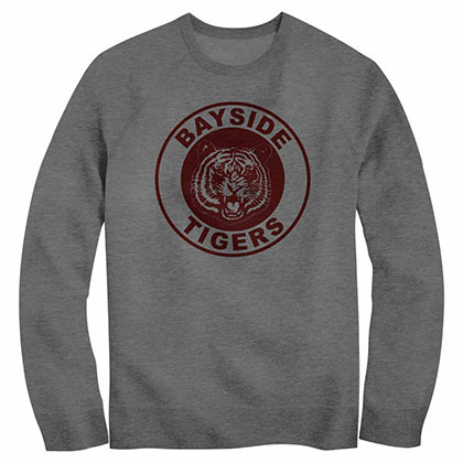 Saved By The Bell Bayside Tigers Gray T-Shirt