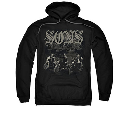 Sons Of Anarchy Live Free Black Pullover Hoodie