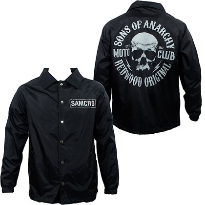 Sons Of Anarchy Black Men's Coaches Jacket