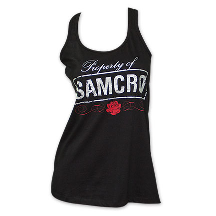 Sons Of Anarchy Black Property Of SAMCRO Women's Tank Top
