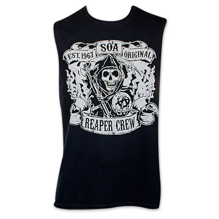 Sons Of Anarchy Black Reaper Crew Tank Top