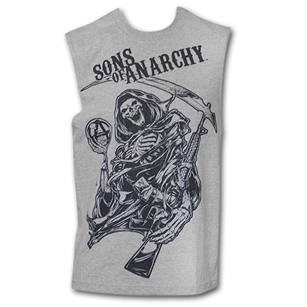 Sons Of Anarchy Grey New Reaper Men's Tank Top