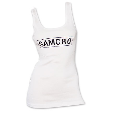 Sons of Anarchy SAMCRO Women's Tank White